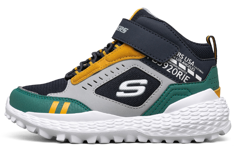 (Youth) Skechers Los Angeles Sport Shoes 'Grey Navy Green'