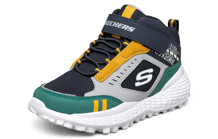 (Youth) Skechers Los Angeles Sport Shoes 'Grey Navy Green' 圖 3