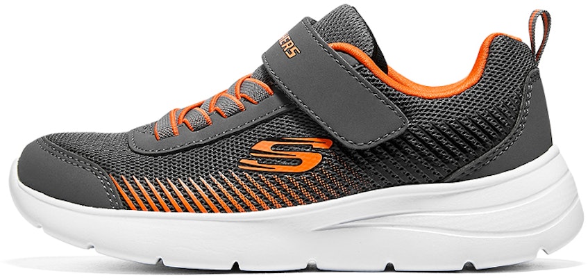 (Youth) Skechers Microspec Gorza Shoes 'Grey Orange' 415016L-GYOR Buy (Youth) Skechers Microspec Gorza Shoes 'Grey Orange' 415016L-GYOR