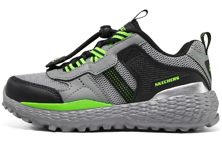 (Preschool) Skechers Casual Shoes 'Grey Comfort Breathable Non-Slip' 405200L-CCBK
