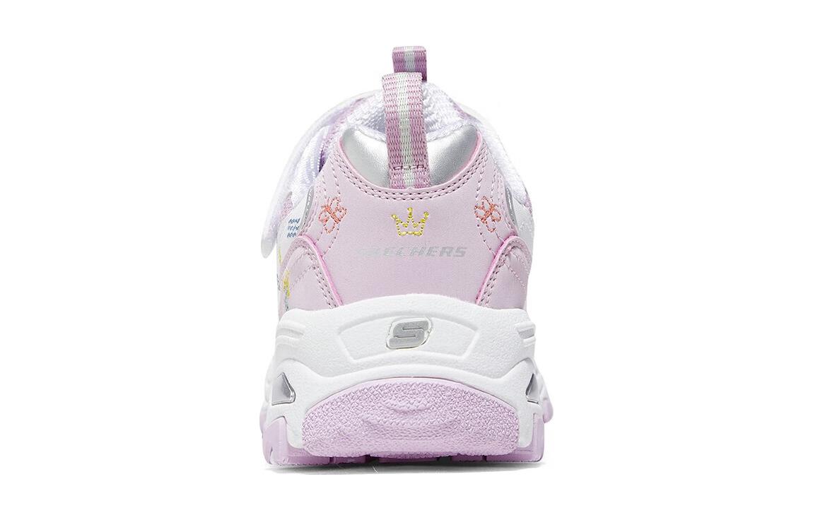 (Youth) Skechers D'Lites Bright Blossoms 'White Purple' 圖 4