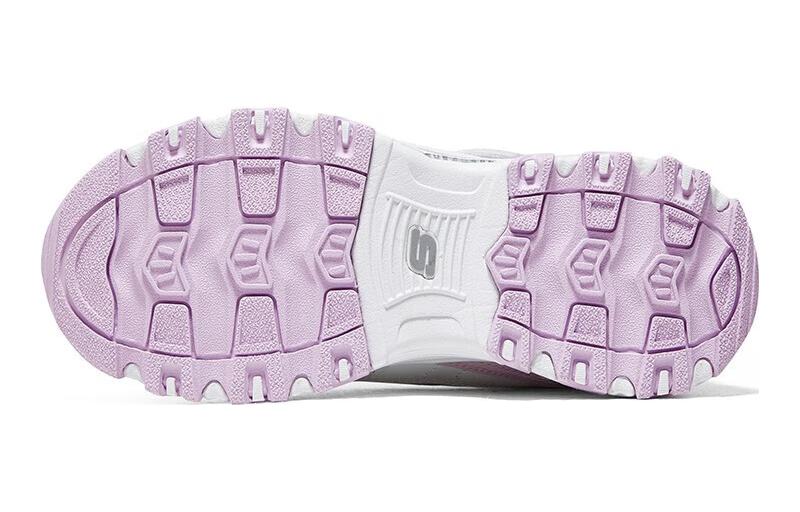 (Youth) Skechers D'Lites Bright Blossoms 'White Purple' 圖 5
