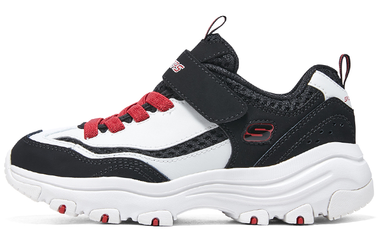 (Youth) Skechers DLITES 1.0 'White Black Red'