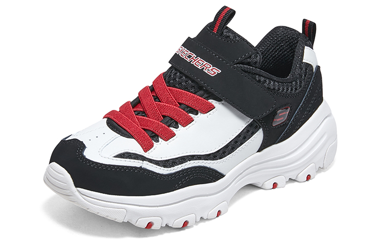 (Youth) Skechers DLITES 1.0 'White Black Red' 圖 3