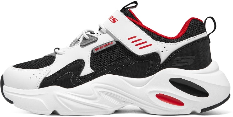 preschool-skechers-casual-shoes-white-charcoal-405265-l-wbkr