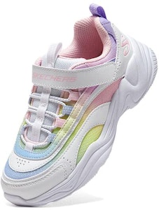 大童 Skechers 舒適百搭 耐磨減震 兒童休閒鞋 白粉色 Purchase 大童 Skechers 舒適百搭 耐磨減震 兒童休閒鞋 白粉色