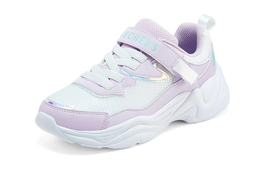 Lookbook (PS) Skechers 休闲鞋 '白紫色' 319027L-WLV