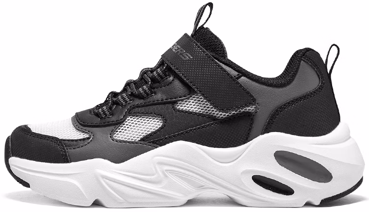 preschool-skechers-casual-shoes-black-grey-comfort-quality-shock-absorbing-non-slip-405235-l-bkgy