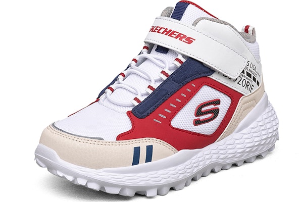 (JR) Skechers Sepatu Monster 'Putih Merah Biru Tua' 660083L-WMLT Lookbook (JR) Skechers Sepatu Monster 'Putih Merah Biru Tua' 660083L-WMLT