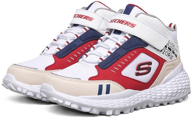 (JR) Skechers Sepatu Monster 'Putih Merah Biru Tua' 660083L-WMLT Shop (JR) Skechers Sepatu Monster 'Putih Merah Biru Tua' 660083L-WMLT