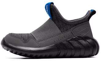 (Preschool) Skechers Casual Slip-On Sneaker 'Grey Black' 97691L-CCBK (Preschool) Skechers Casual Slip-On Sneaker 'Grey Black' 97691L-CCBK