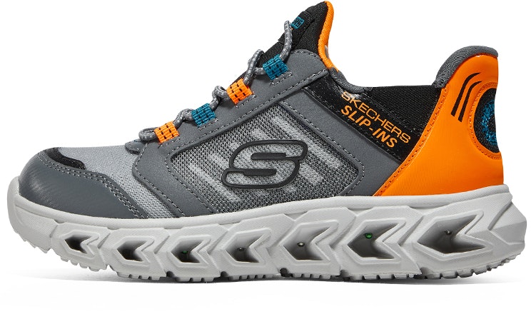 preschool-skechers-casual-slip-resistant-charcoal-orange-403843-l-ccor
