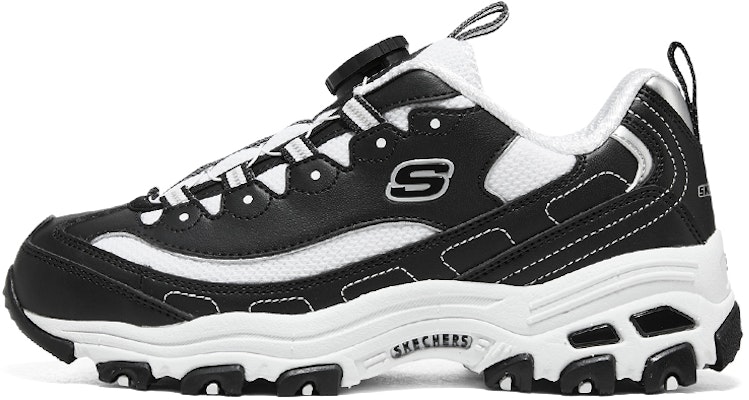 (Preschool) Skechers Casual Sneaker 'Black White' 302577L-BKW Buy (Preschool) Skechers Casual Sneaker 'Black White' 302577L-BKW