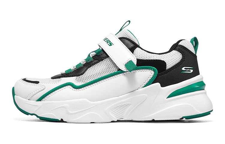 (PS) Skechers Casual Sneaker 'White Green'