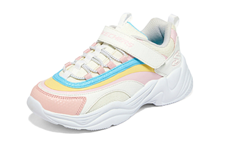 (PS) Skechers Casual Sneaker 'White Multicolor' 圖 3