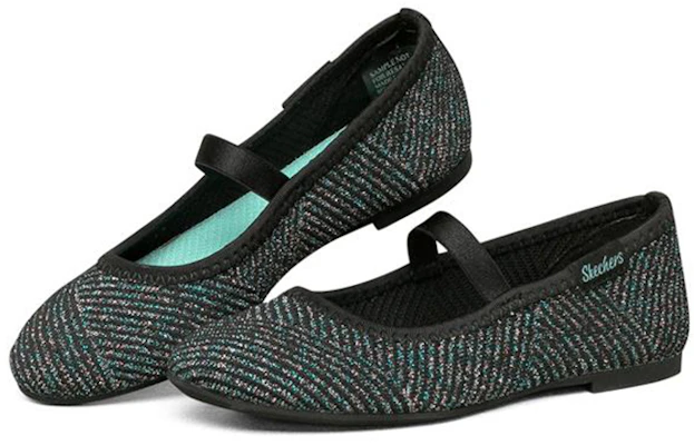 (PS) Skechers Cleo Round K 302869L-BKMT Lookbook (PS) Skechers Cleo Round K 302869L-BKMT