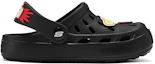 Order 兒童 Skechers 軟底舒適厚底一腳蹬洞洞鞋 減震耐磨透氣兒童涼鞋 黑色