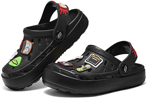 (Preschool) Skechers Clog 'Black Comfort Thick Sole' 406823L-BLK Lookbook (Preschool) Skechers Clog 'Black Comfort Thick Sole' 406823L-BLK