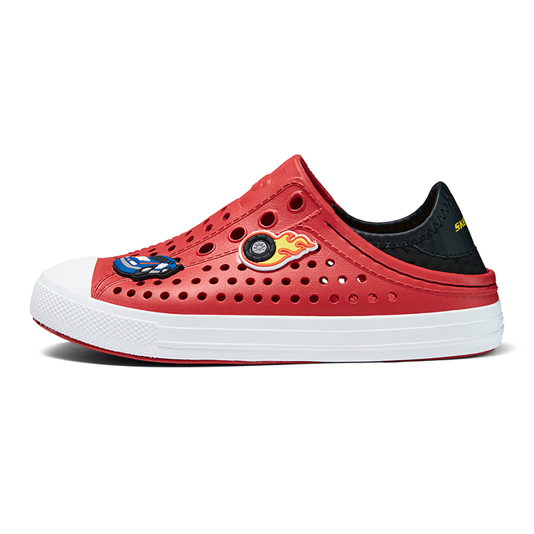 (Preschool) Skechers Clog 'Red Black Race Car' 406811L-RDBK