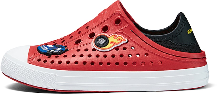 (Preschool) Skechers Clog 'Red Black Race Car' 406811L-RDBK Buy (Preschool) Skechers Clog 'Red Black Race Car' 406811L-RDBK