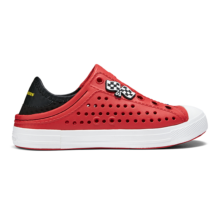 Order (Preschool) Skechers Clog 'Red Black Race Car' 406811L-RDBK