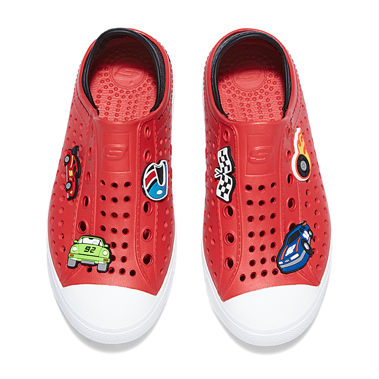 Shop (Preschool) Skechers Clog 'Red Black Race Car' 406811L-RDBK