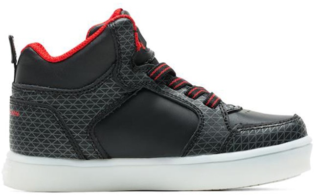 (PS) Skechers Comfy Flex 1.0 High Top 'Negro Rojo Flash' 90604L-BKRD Order (PS) Skechers Comfy Flex 1.0 High Top 'Negro Rojo Flash' 90604L-BKRD