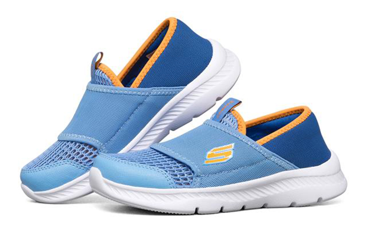 Lookbook (Preschool) Skechers Comfy Flex 2.0 Low-Top Running Shoes K Blue 660060L-BLU