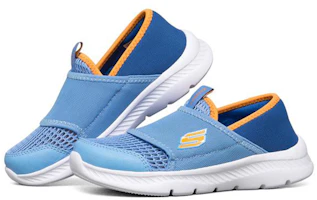 Lookbook 大童 Skechers Comfy Flex 2.0 低筒運動鞋 天空藍