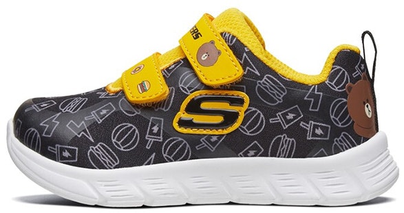 preschool-skechers-comfy-flex-sneakers-yellow-660044-n-bkyl