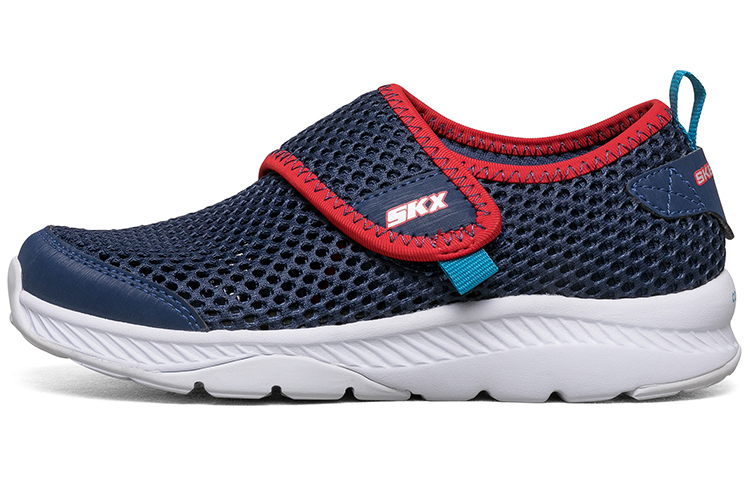 (Preschool) Skechers Comfy Grip 'Blue White' 660059L-NVRD