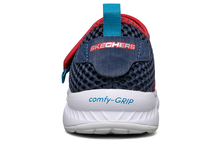 Shop (Preschool) Skechers Comfy Grip 'Blue White' 660059L-NVRD