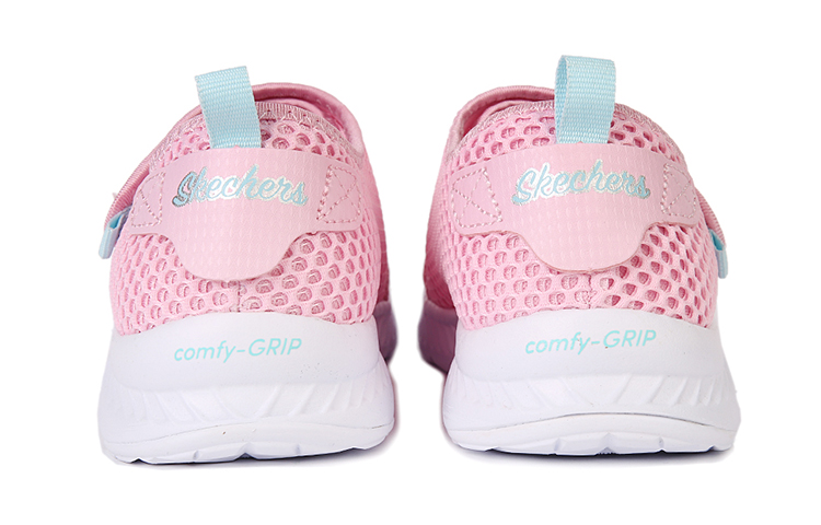 Shop (Preschool) Skechers Comfy Grip Running Shoes 'Pink Magic Tape' 664152L-PKAQ