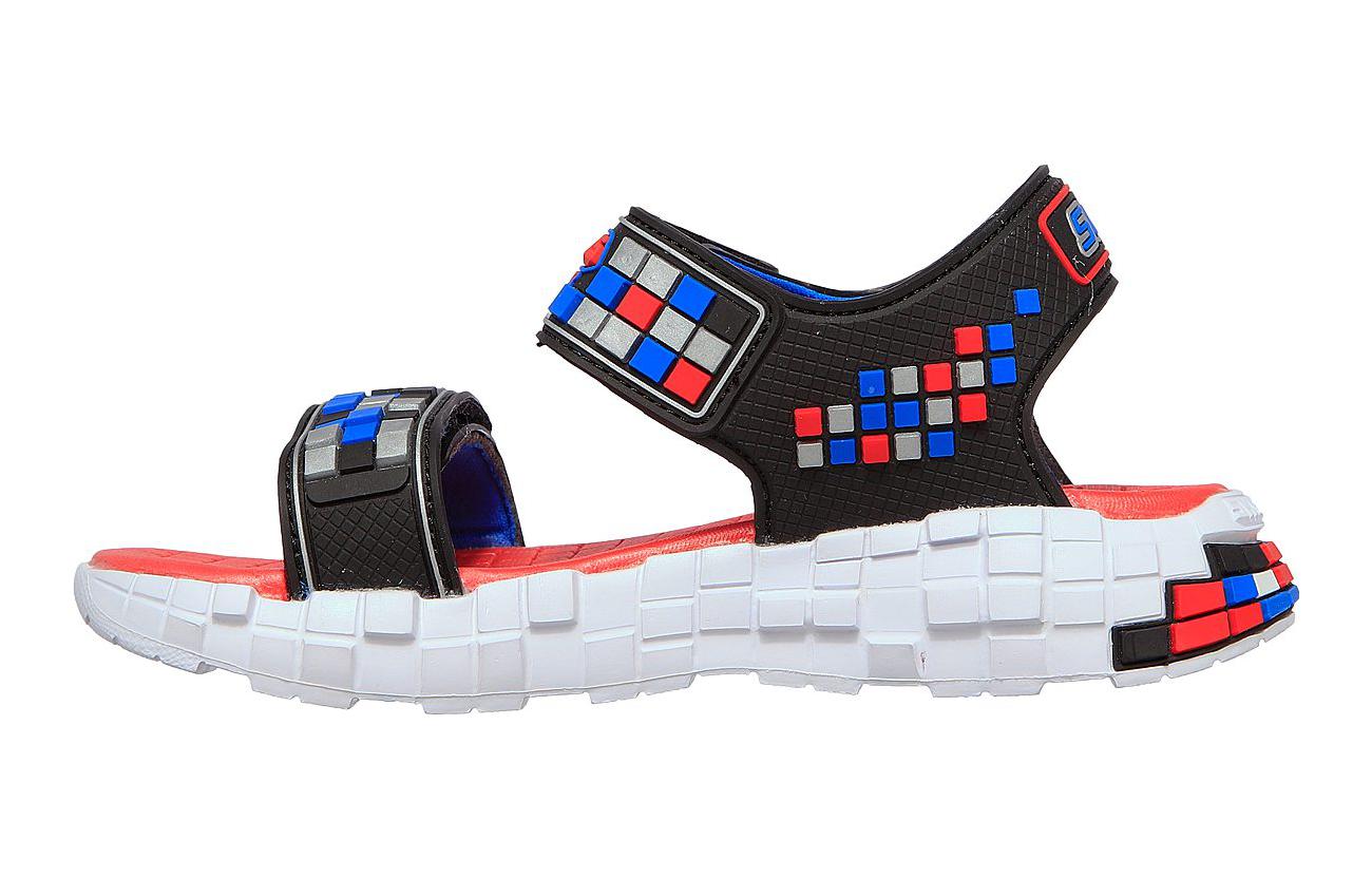 (Preschool) Skechers Comfy Sandals 'Blue Red' 400070L-BKSR