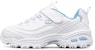 (PS) Skechers D'lites 1.0 Kasut Lari Rendah - Putih 664180L-WHT
