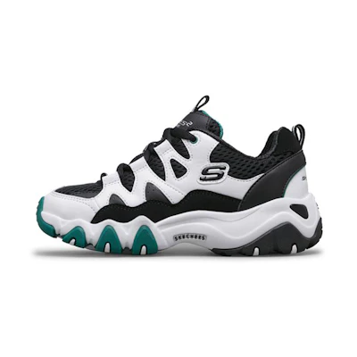(PS) Skechers D'Lites 2.0 K 'White Green'