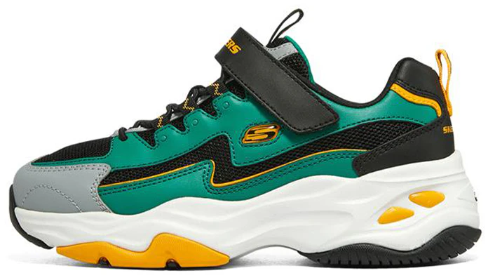 preschool-skechers-d-lites-4-0-kids-black-green-406126-l-grmt