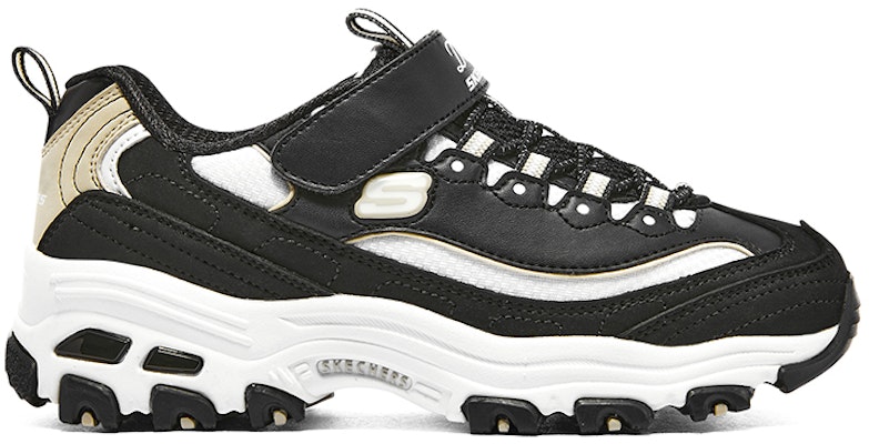 (PS) Skechers D'Lites 黑金配色 302526L-BKNT Order (PS) Skechers D'Lites 黑金配色 302526L-BKNT