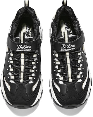 (PS) Skechers D'Lites 黑金配色 302526L-BKNT Shop (PS) Skechers D'Lites 黑金配色 302526L-BKNT