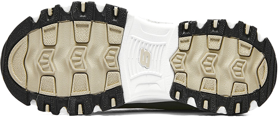 (PS) Skechers D'Lites 黑金配色 302526L-BKNT Details for (PS) Skechers D'Lites 黑金配色 302526L-BKNT