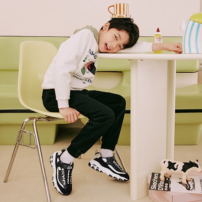 (PS) Skechers D'Lites 黑金配色 302526L-BKNT Sizing (PS) Skechers D'Lites 黑金配色 302526L-BKNT