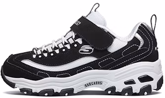 (Preschool) Skechers D'Lites Low-Top Running Shoes K White/Black 996212L-BKW (Preschool) Skechers D'Lites Low-Top Running Shoes K White/Black 996212L-BKW