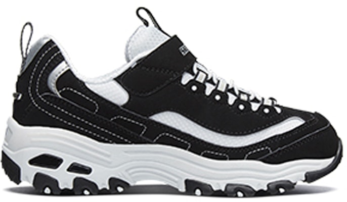 (Preschool) Skechers D'Lites Low-Top Running Shoes K White/Black 996212L-BKW Order (Preschool) Skechers D'Lites Low-Top Running Shoes K White/Black 996212L-BKW