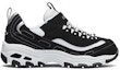 Order (PS) Skechers D'Lites Kasut Lari Rendah Putih/Hitam 996212L-BKW