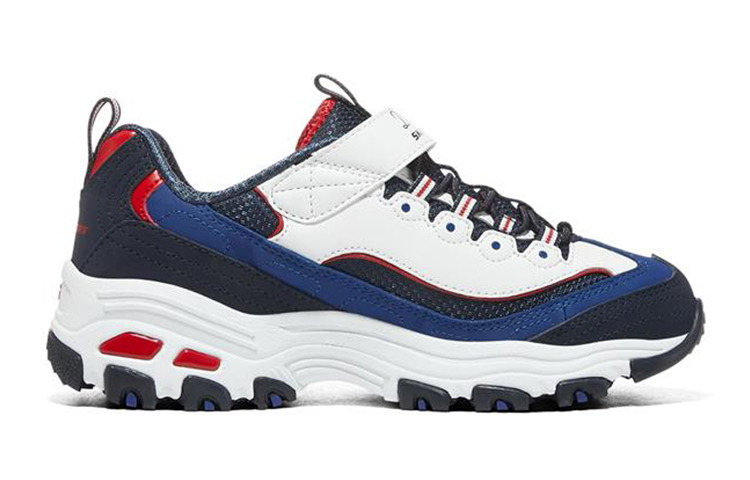 Order (PS) スケッチャーズ D'Lites 白青 (Sukecchaazu D'Lites Shiro Ao) 403825L-WBL