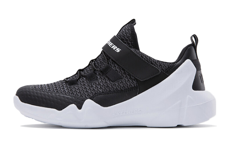 (Preschool) Skechers D'Lites Dlt-A Low-Top Running Shoes K Black/White 97961L-BKCC