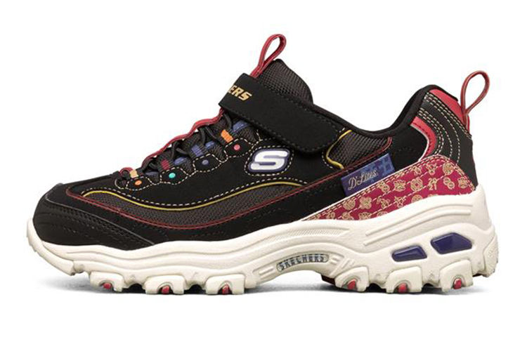 (Preschool) Skechers D'Lites K 302520L-BKMT