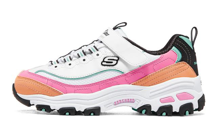 (Preschool) Skechers D'Lites K 302526L-WBPK