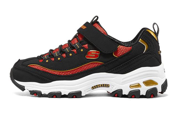 (Preschool) Skechers D'Lites K 996212L-BKRD