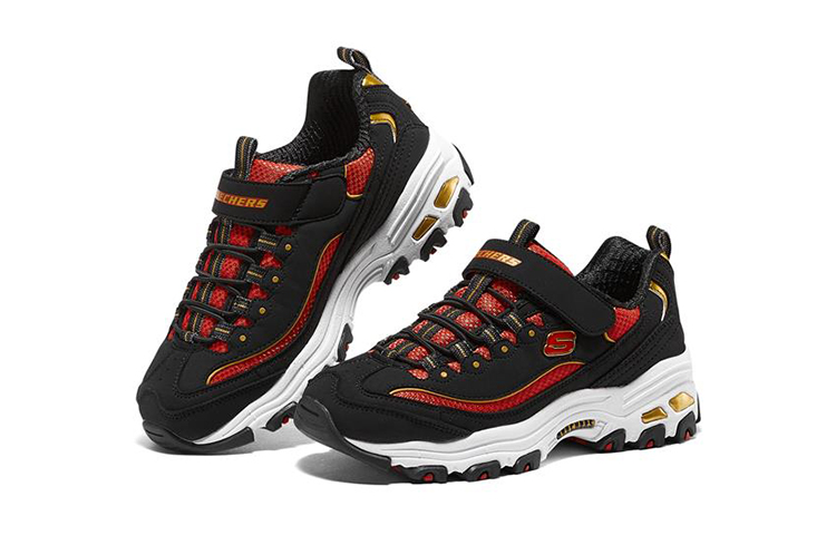 Lookbook (PS) Skechers D''Lites Damen/Herren Sneaker K 996212L-BKRD